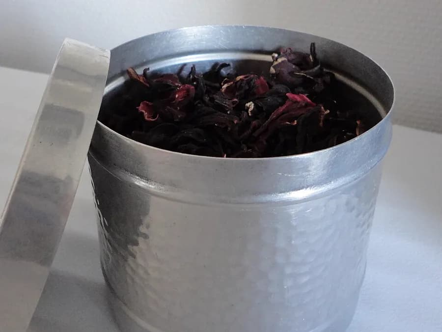 Representative dried hibiscus flowers